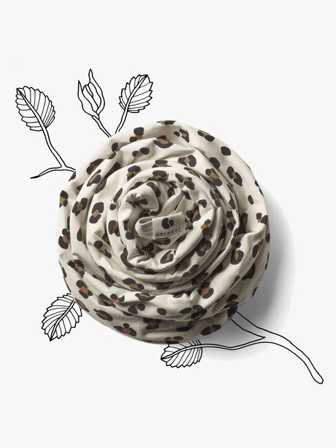 Coracor Tragetuch, Leopard/Naturweiß