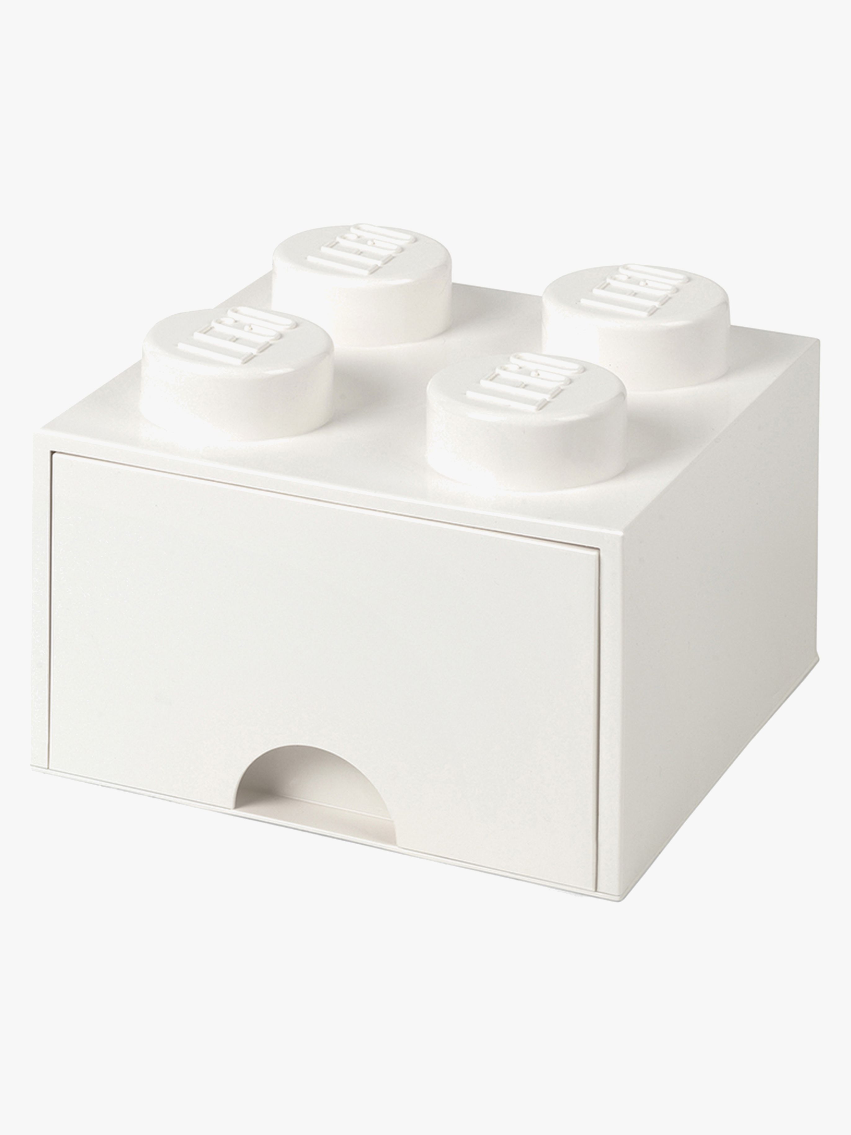 LEGO Aufbewahrungsbox mit Schublade 4, Weiß