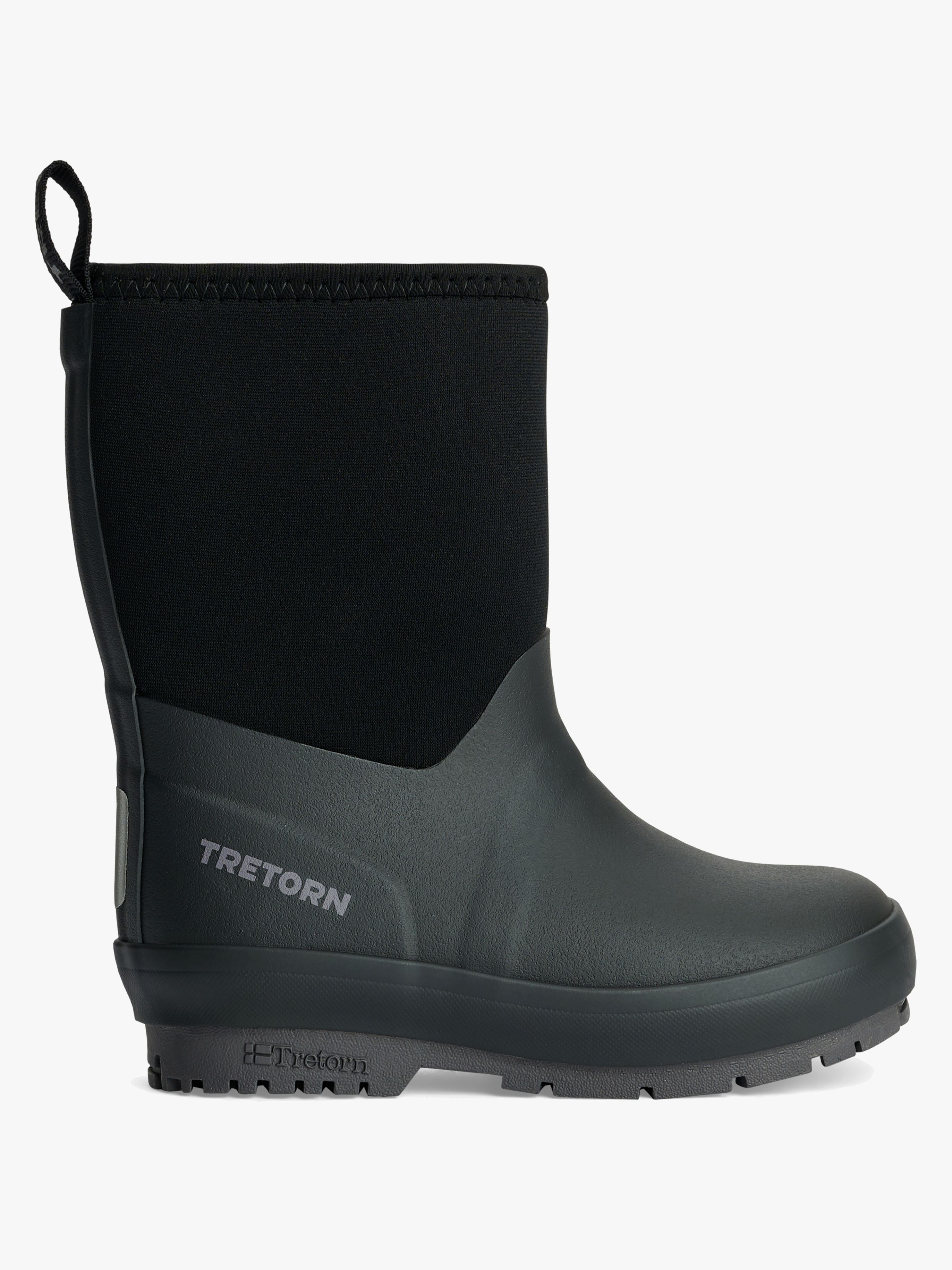 Tretorn Kuling Neoprene Gefütterte Gummistiefel, Black, 26, Kindergummistiefel, Kinderstiefel, Gummistiefel kinder, Kids
