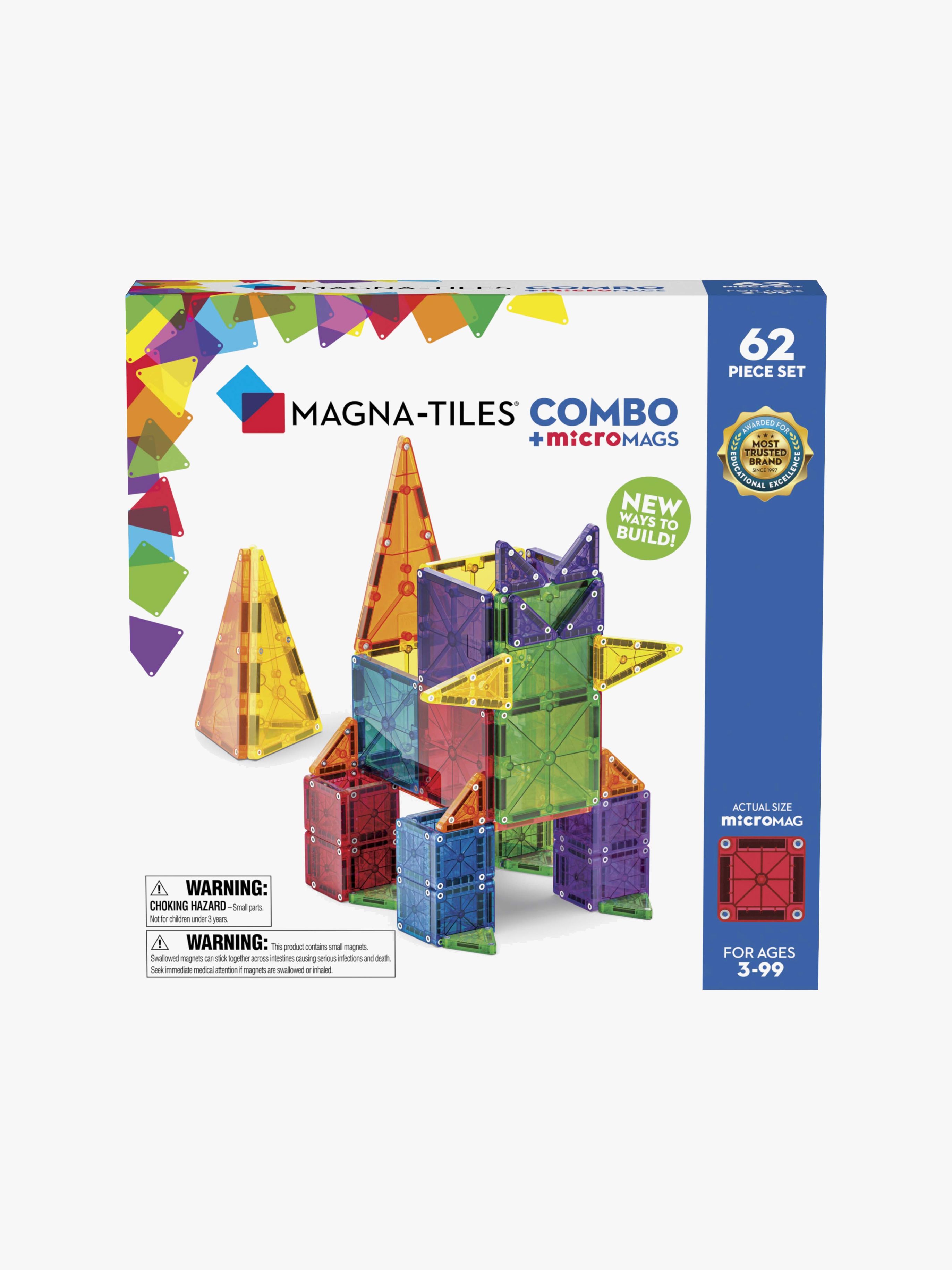 MAGNA-TILES MicroMAGS Combo Bausatz 62 Teile