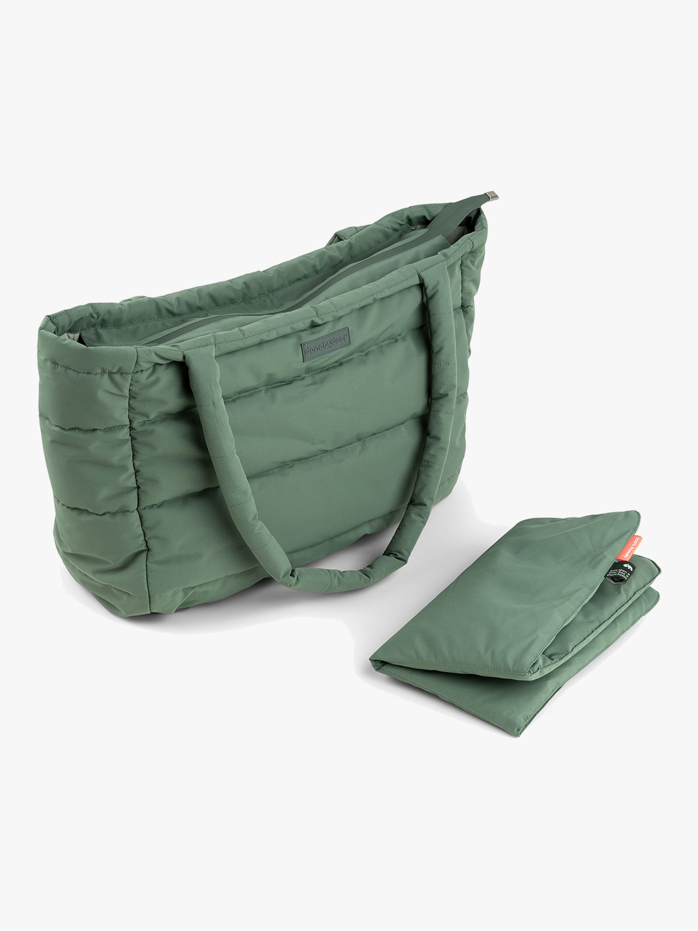 Gesteppte Tote Wickeltasche, Grün