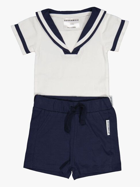 Geggamoja Matrosen-Set, Weiß