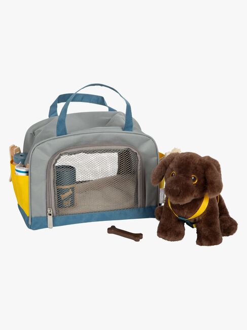Small Foot Hund mit Tasche und Pflegeset