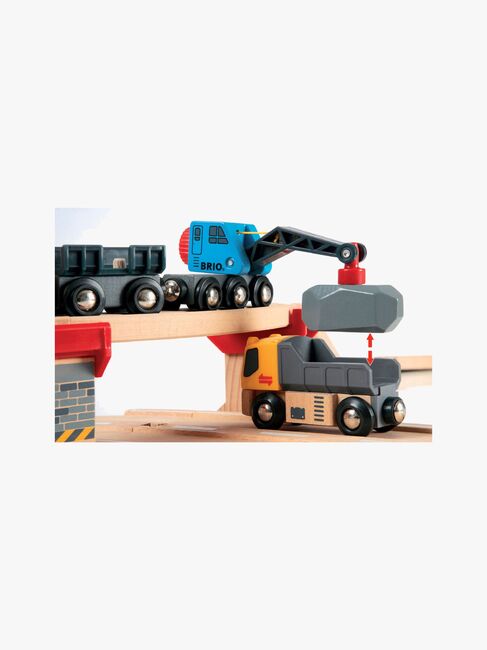 BRIO World 33210 Straßen & Schienen Steinverladeset
