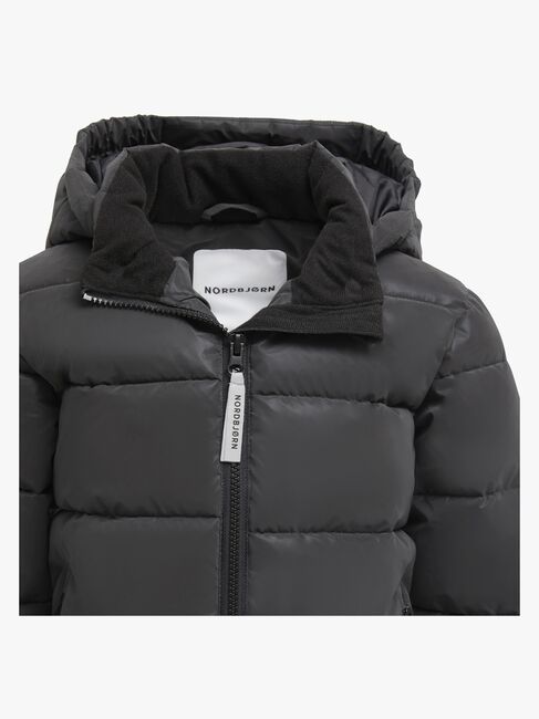 Nordbjørn Star Reflektierende Winterjacke, Schwarz