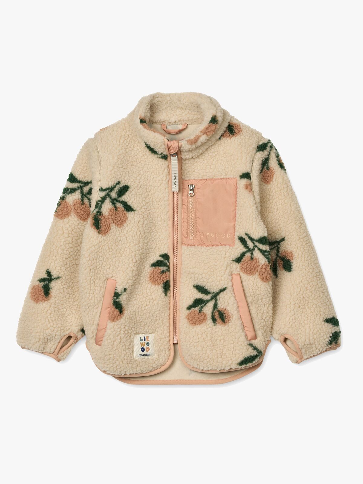 LIEWOOD Nolan Fleecejacke, Peach/Sea Shell