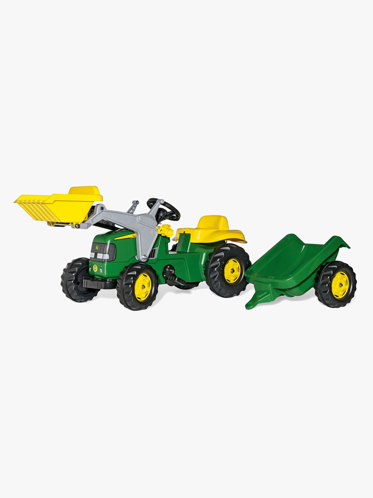Rolly Toys Trettraktor mit Lader und Anhänger John Deere