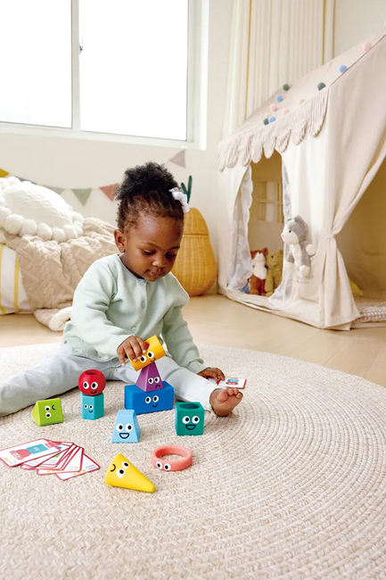 Hape Stapelturm Geometrie 10 Teile