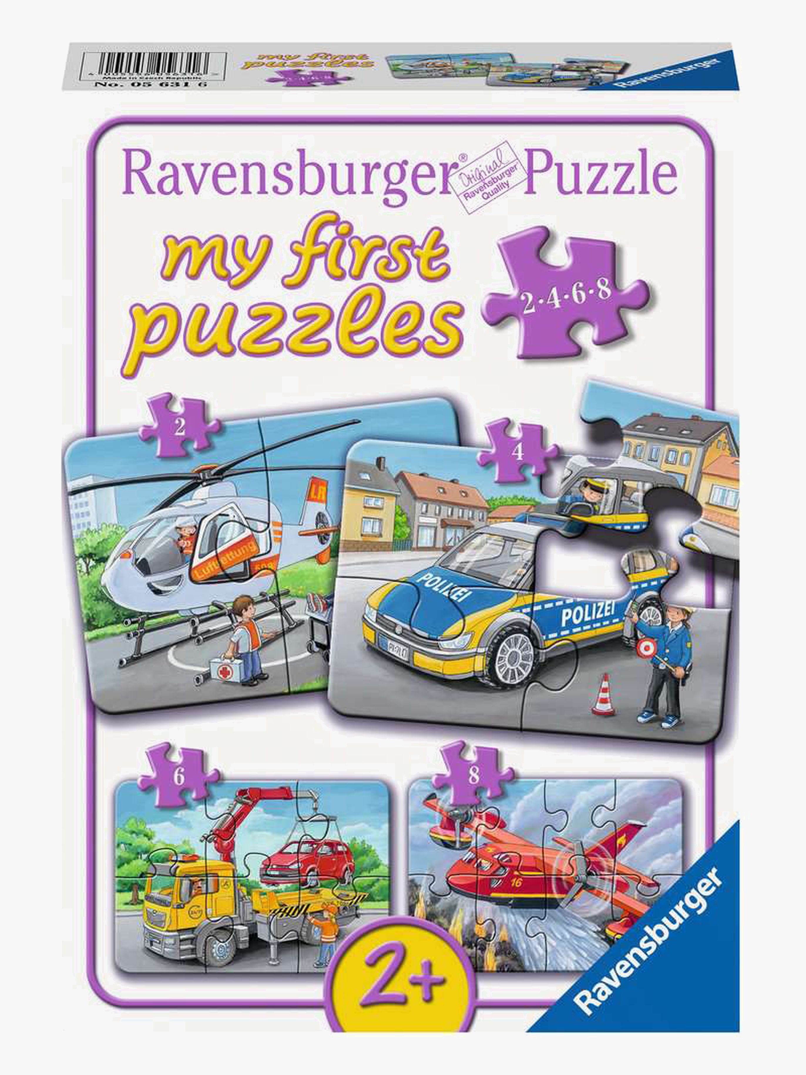 Puzzles My Emergency Vehicles 20 Teile