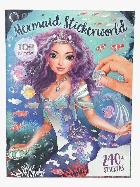TOPModel Stickerworld Stickerbuch Meerjungfrau, Metallic