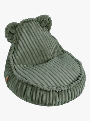 Meowbaby Churros Sitzsack Teddy, Olive Sage Green