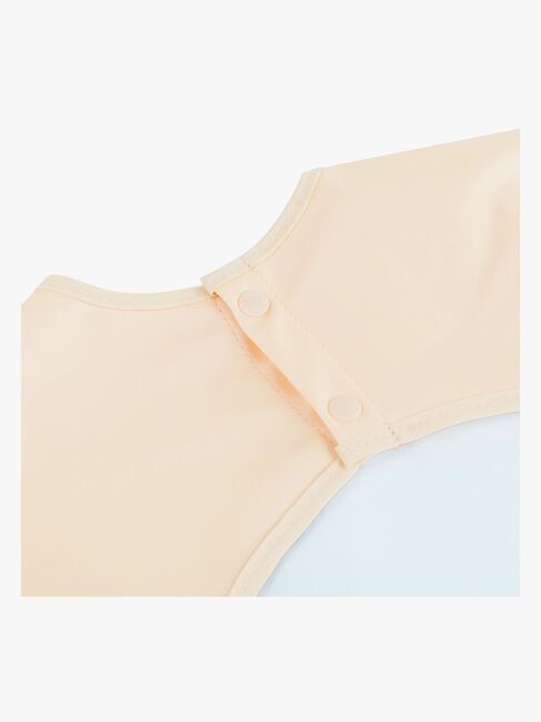 Miniland Langärmliges Lätzchen mit Tasche, Jurassic