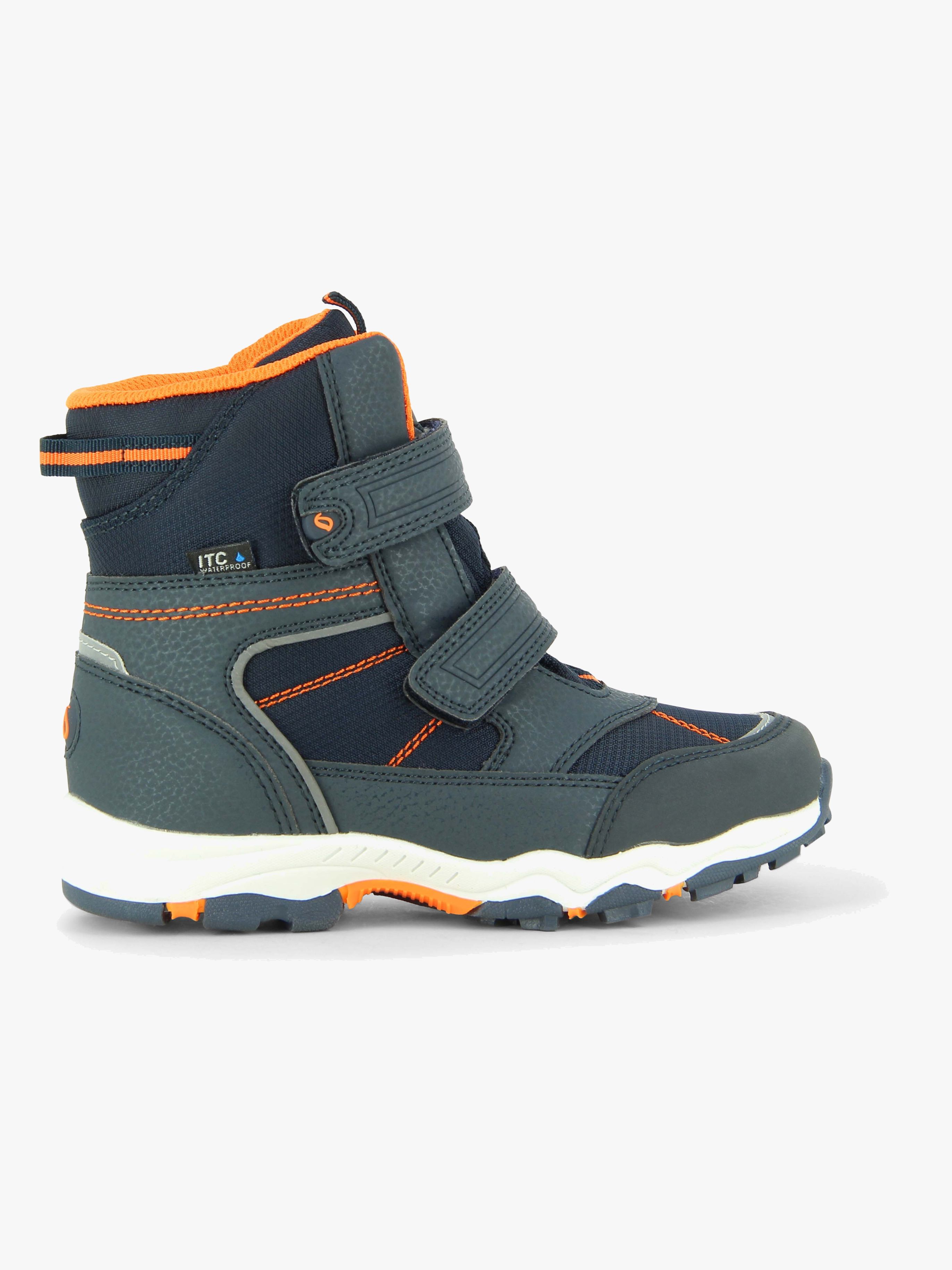 Siljan Winterstiefel, Navy / Orange, 25