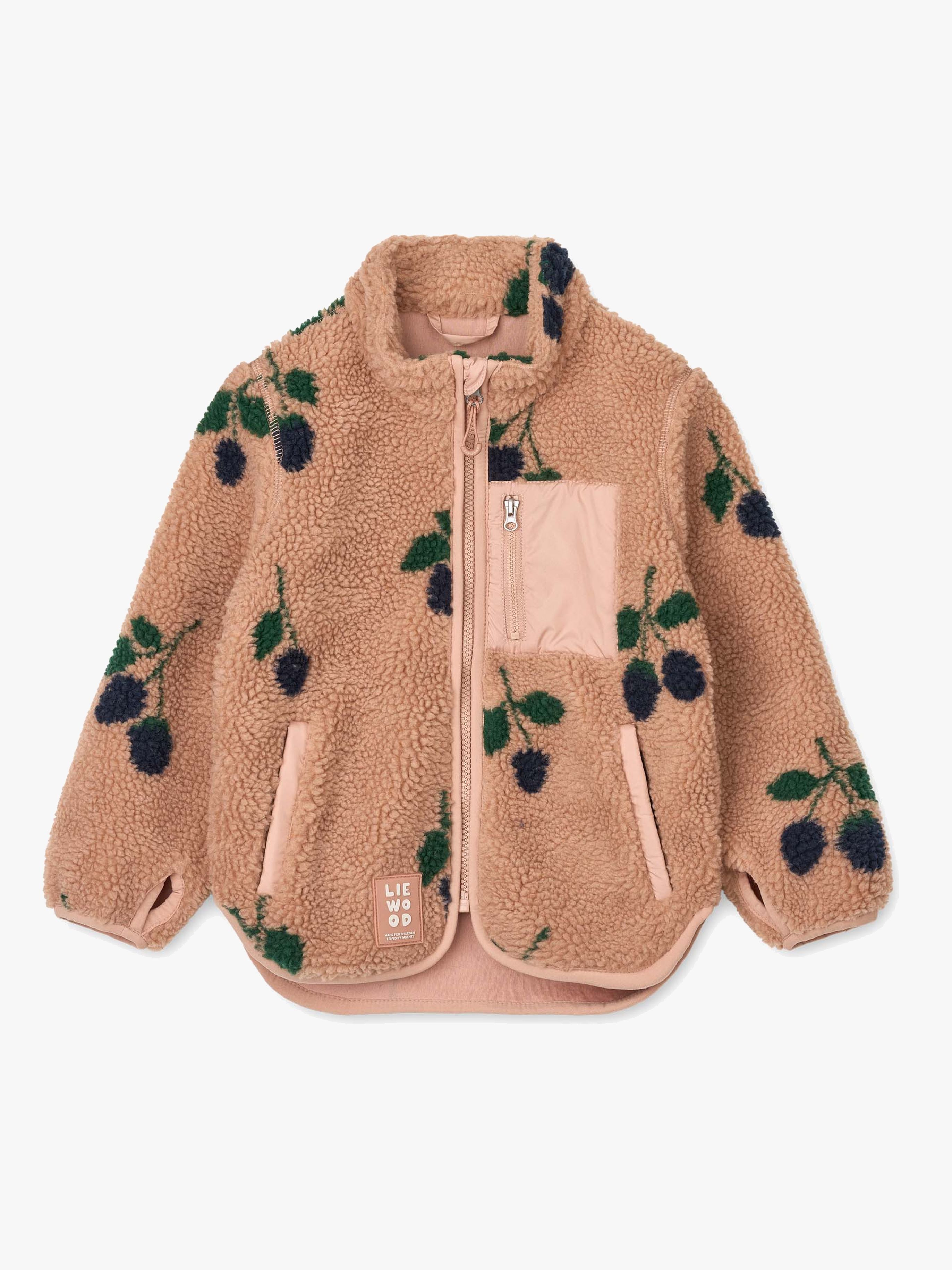Nolan Fleecejacke, Berry / Pale Tuscany, 110