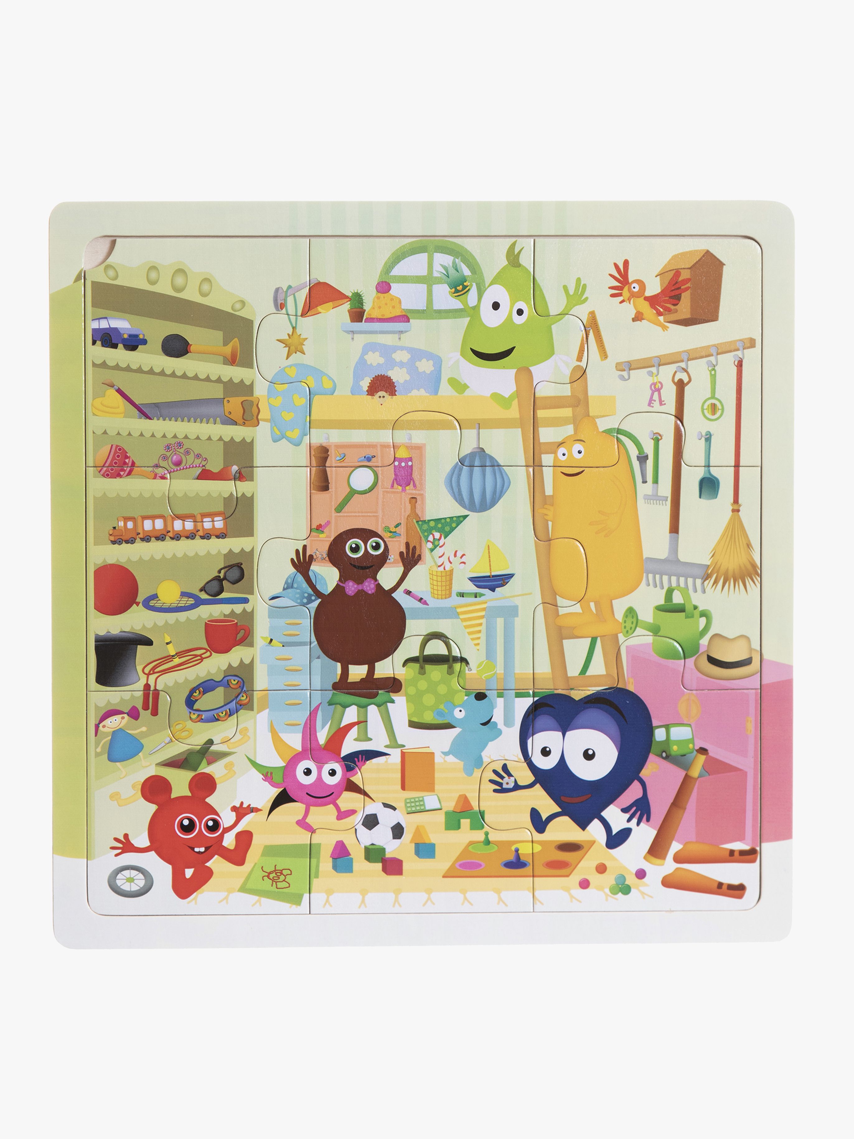 Babblarna Holzpuzzle Babblarna Zimmer für Allerlei 9 Teile