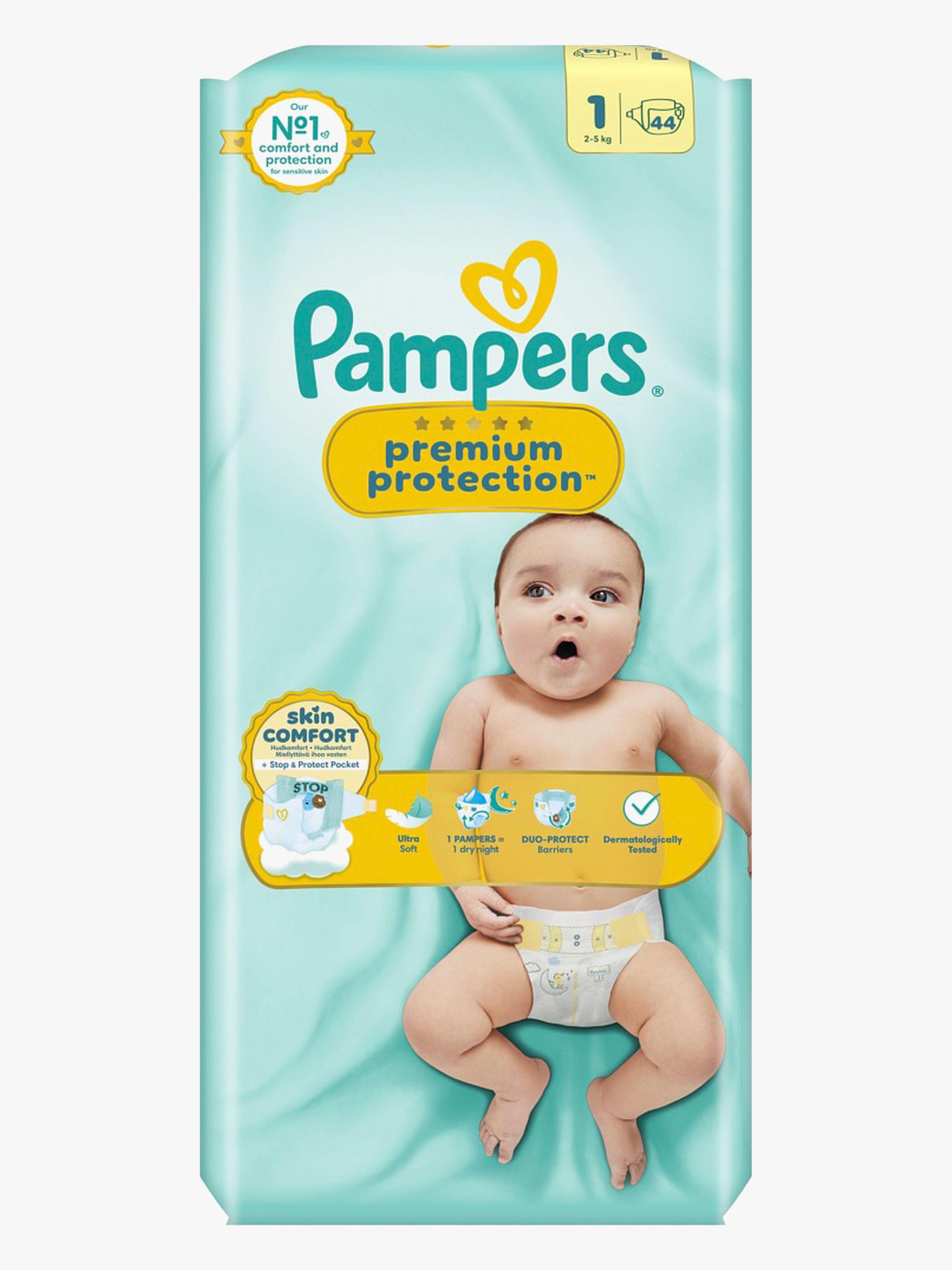 Pampers New Baby Windeln Größe 1 2-5 kg 44er-Pack
