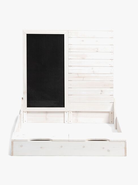 Woodlii Sandkasten mit Tafel, Weiß