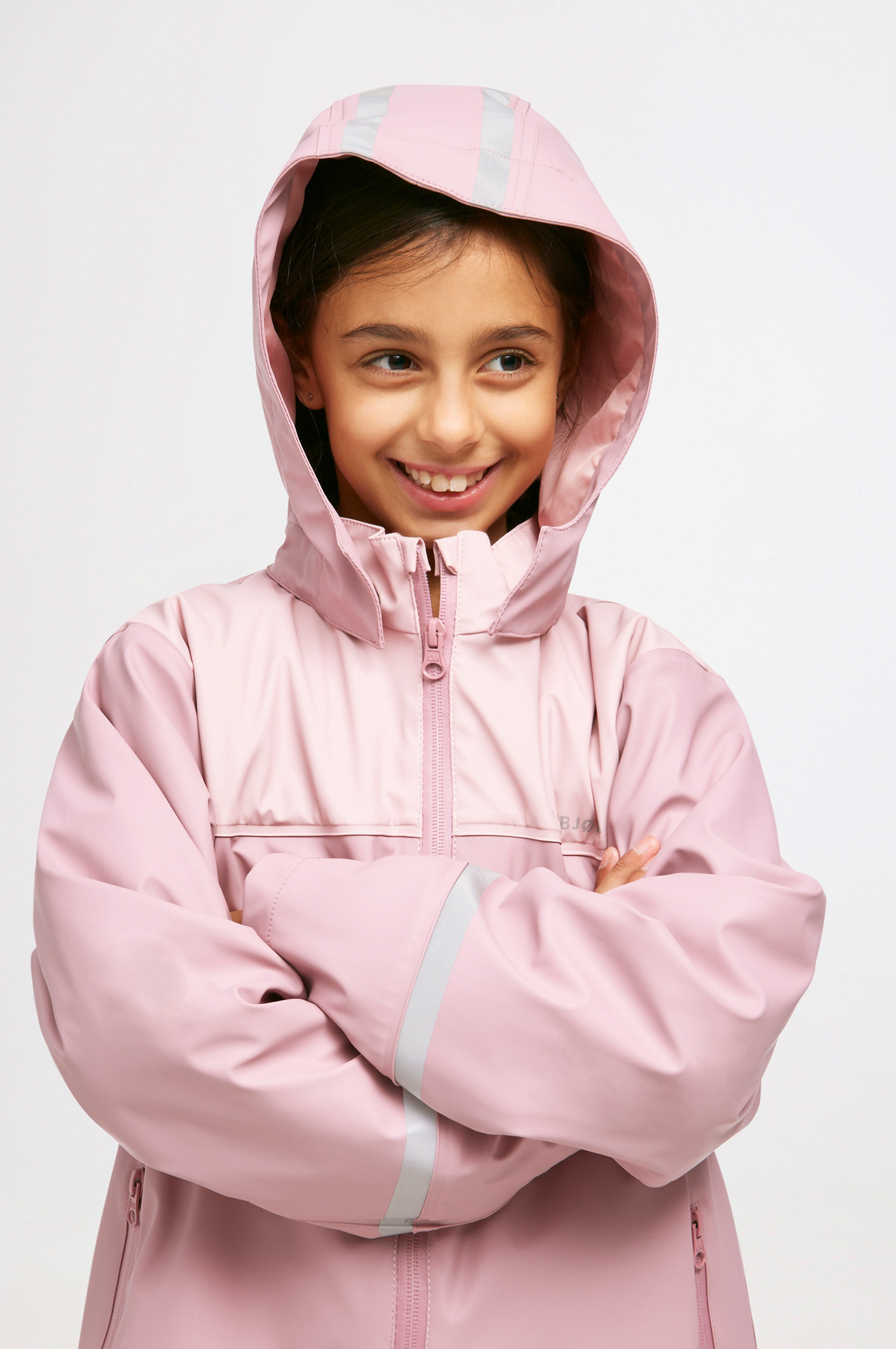 Nordbjørn Smögen Gefütterte Regenjacke, Rosa, 110-116