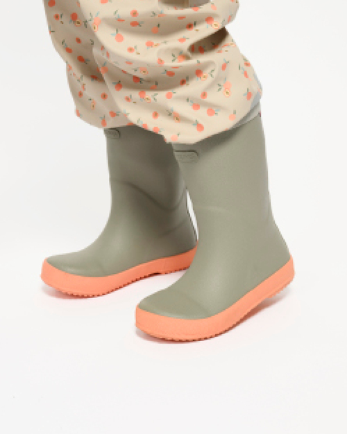 Viking x Kenza Gummistiefel, Light Green/Apricot