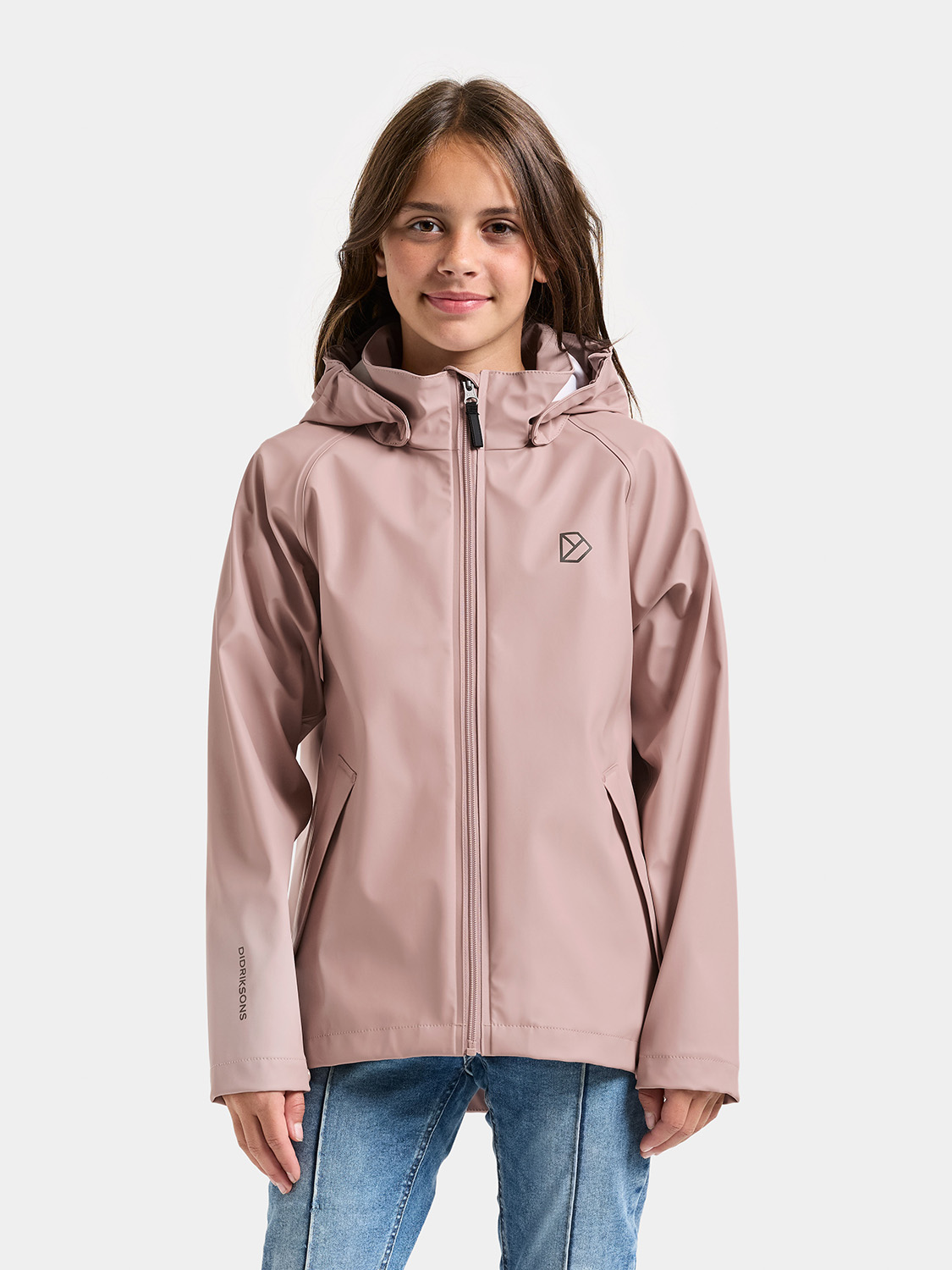 Didriksons Hepta Regenjacke, Vintage Pink, 170