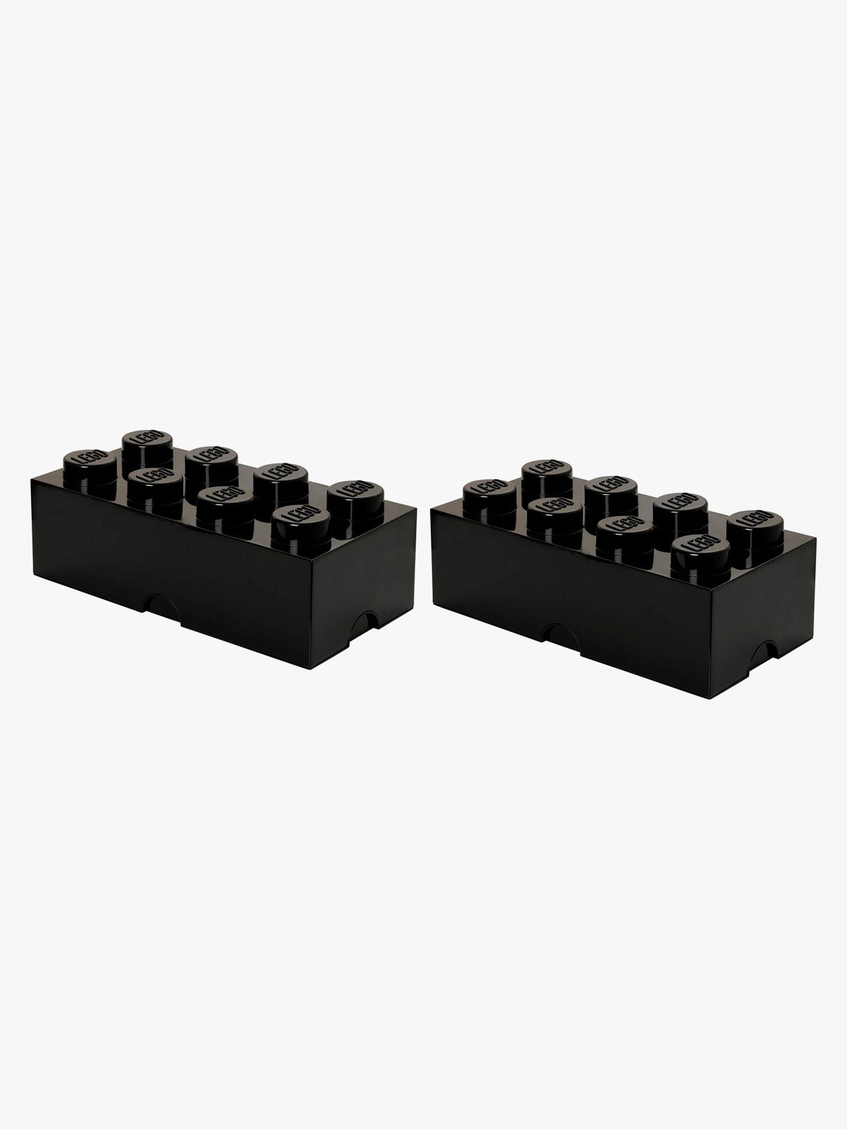 Aufbewahrung Paket Groß 2er-Pack, Schwarz