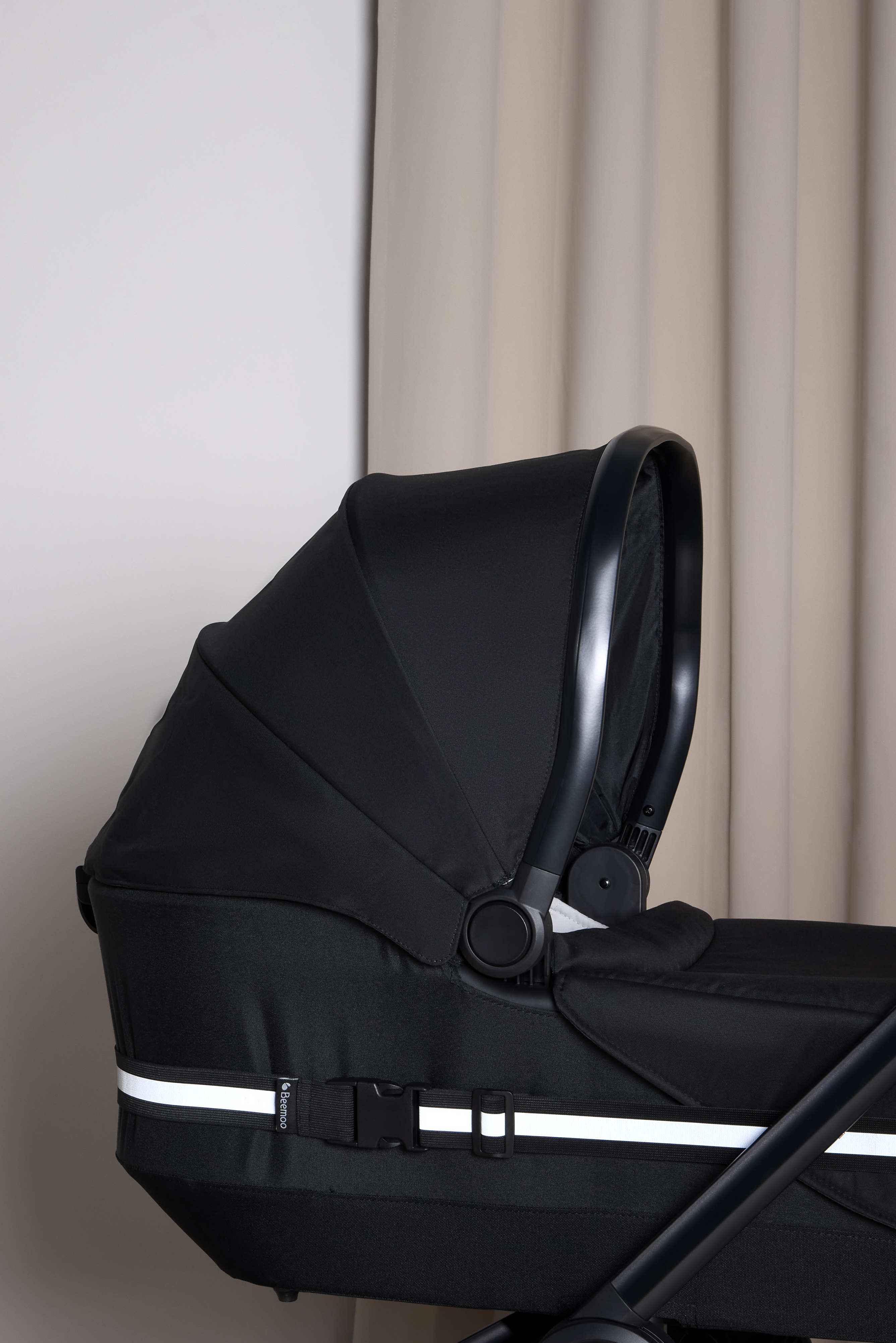 Beemoo Reflektorstreifen für Kinderwagen, Black