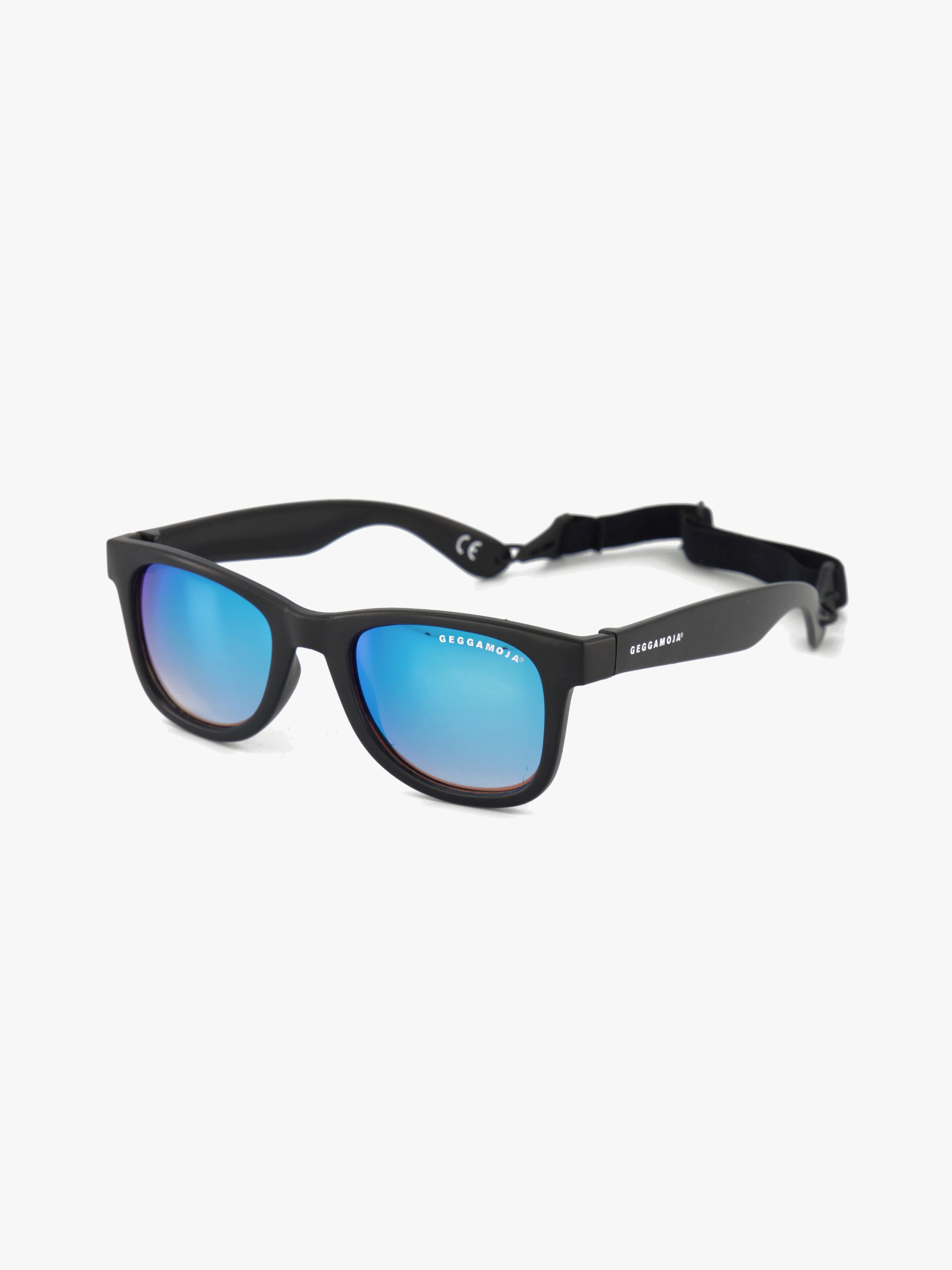 Geggamoja Biegsame Sonnenbrille Breakproof, Black