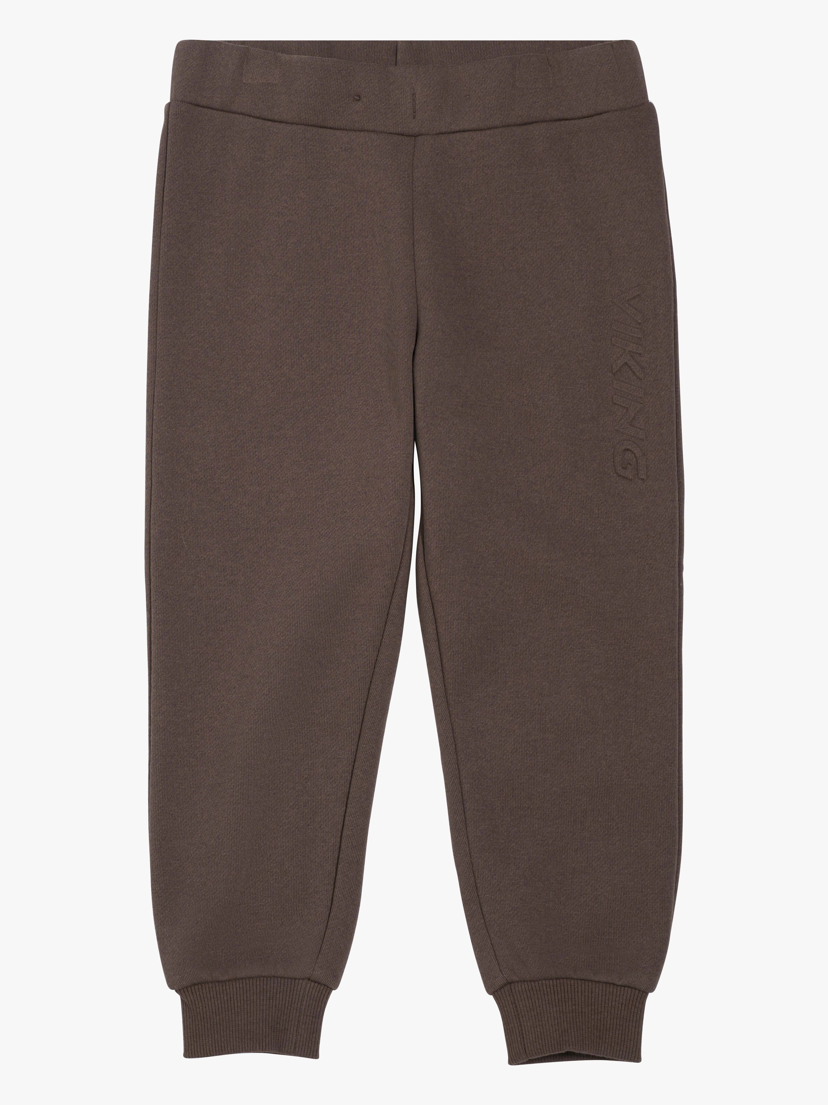 Viking x Kenza Jogginghose, Dark Brown, 122