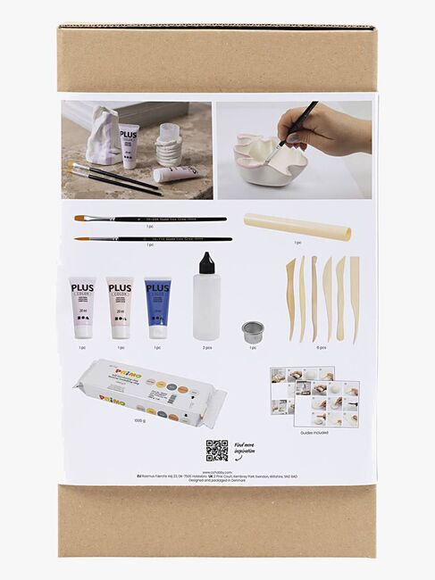 Creativ Company Bastelset Modelliermasse Schüsseln & Vasen