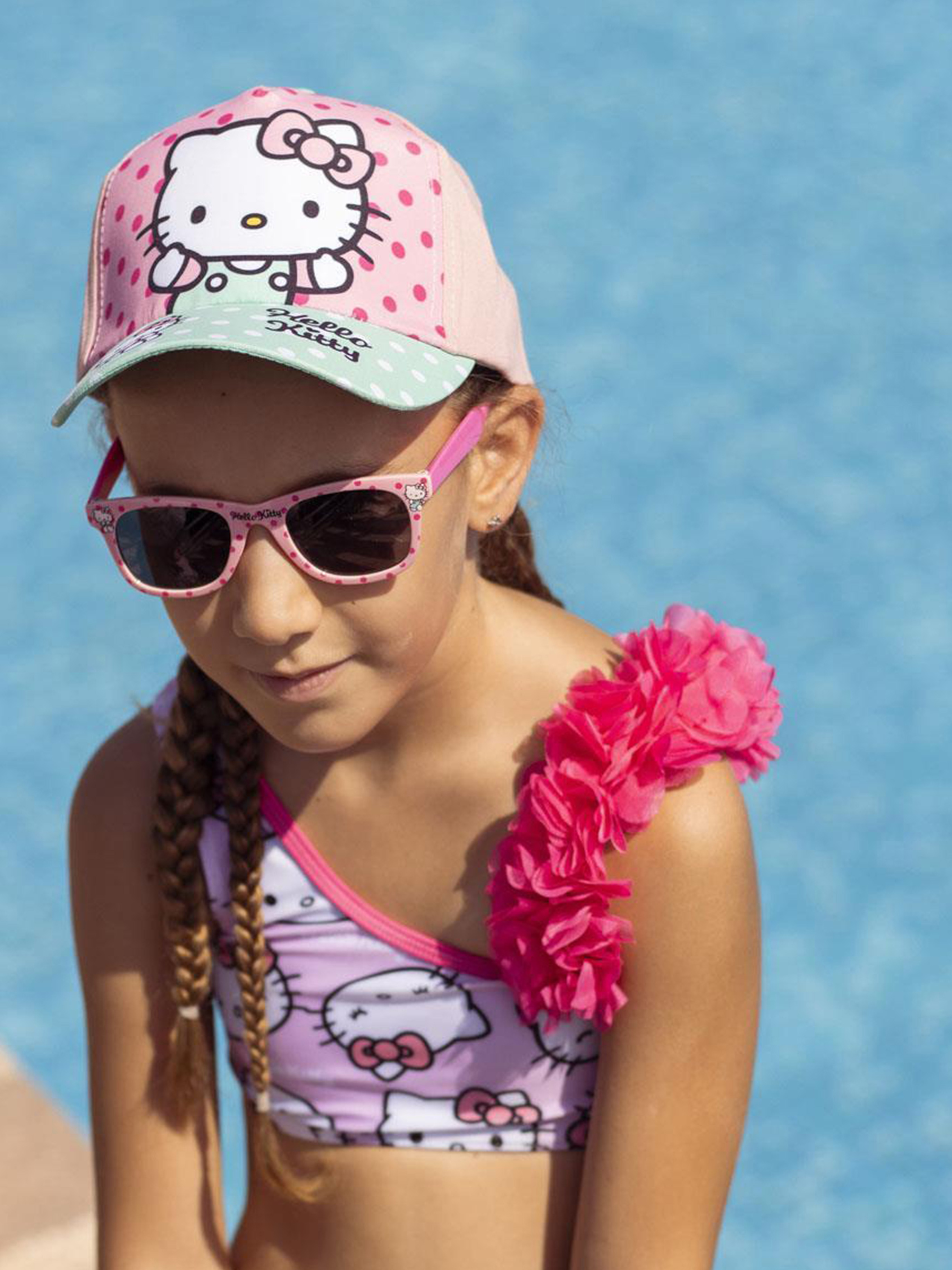 Kappe & Sonnenbrille, Rosa