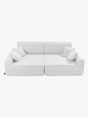 MeowBaby Boucle Premium Sofa, White