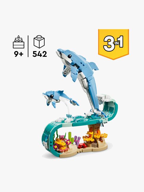 LEGO Creator 31385 Meerestiere: Wunderschöne Delfine