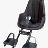 BoBike GO Mini Front Mount Fahrradsitz, Urban Black