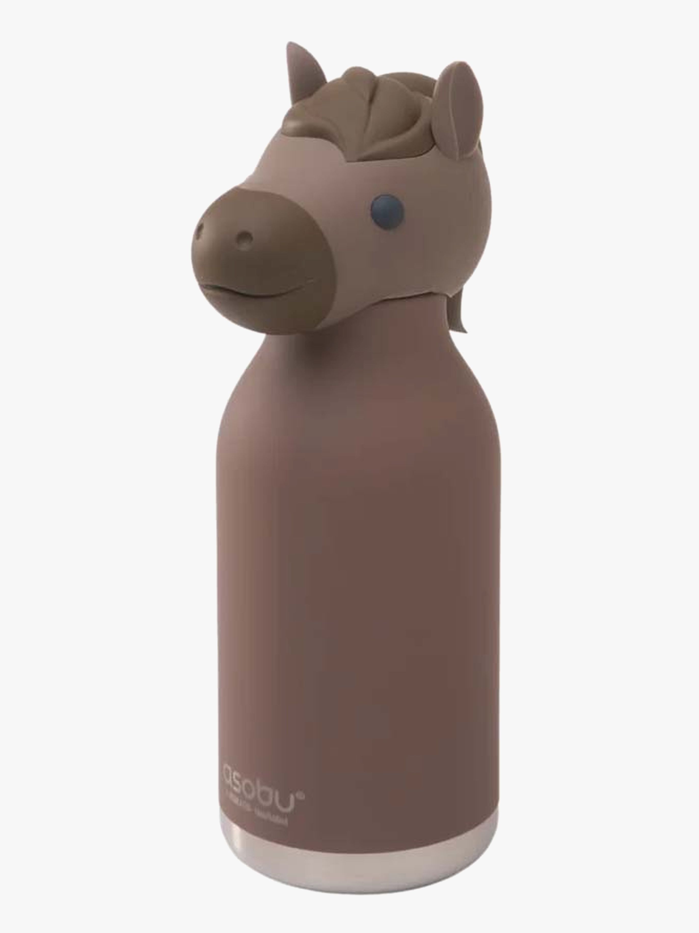 Asobu Bestie Trinkflasche Pferd, Braun