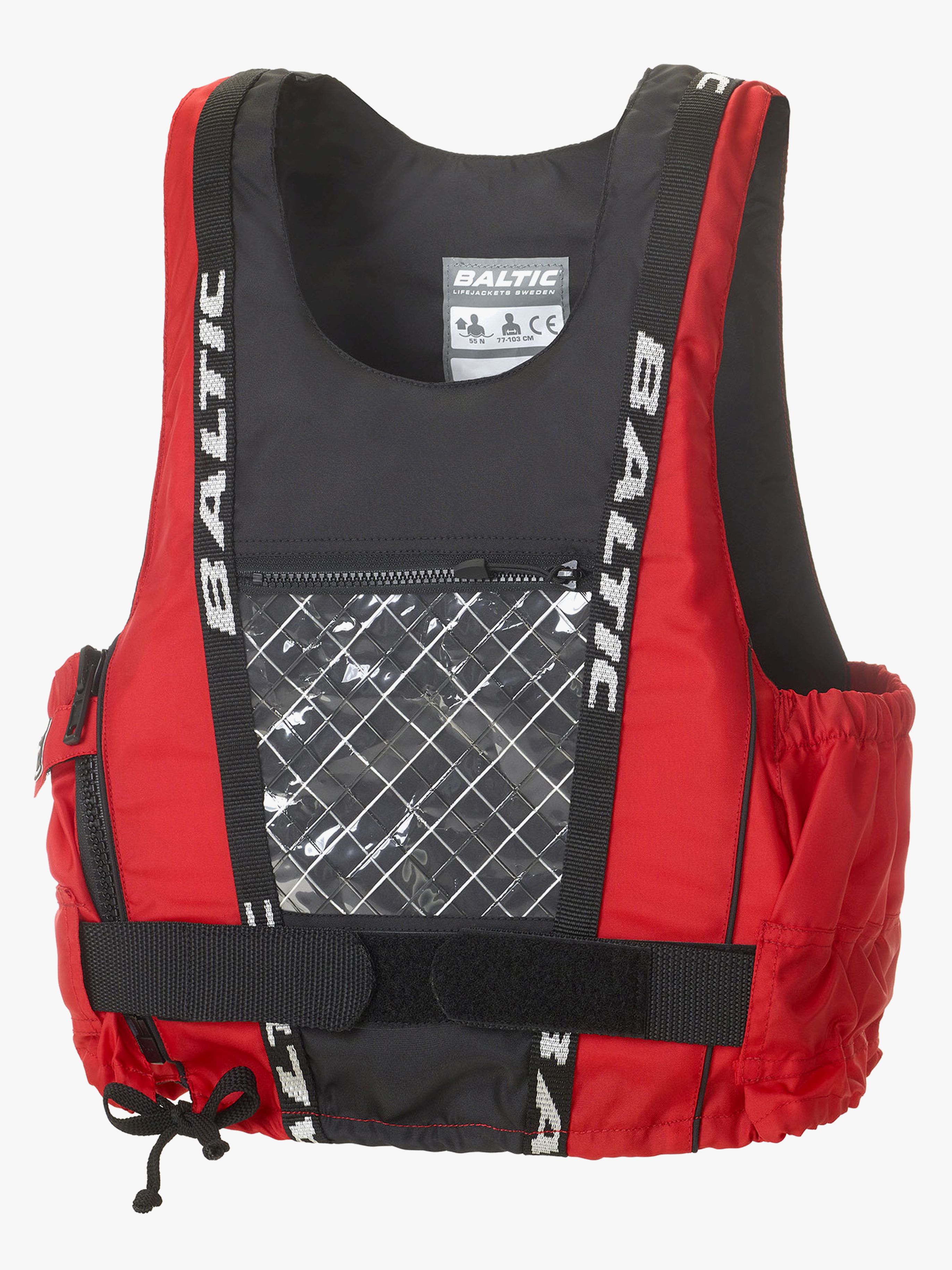 Rettungsweste Dinghy Pro 40-50 kg, Rot / Schwarz