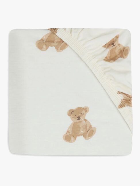 Jollein Spannbettlaken 60x120, Teddy Bear