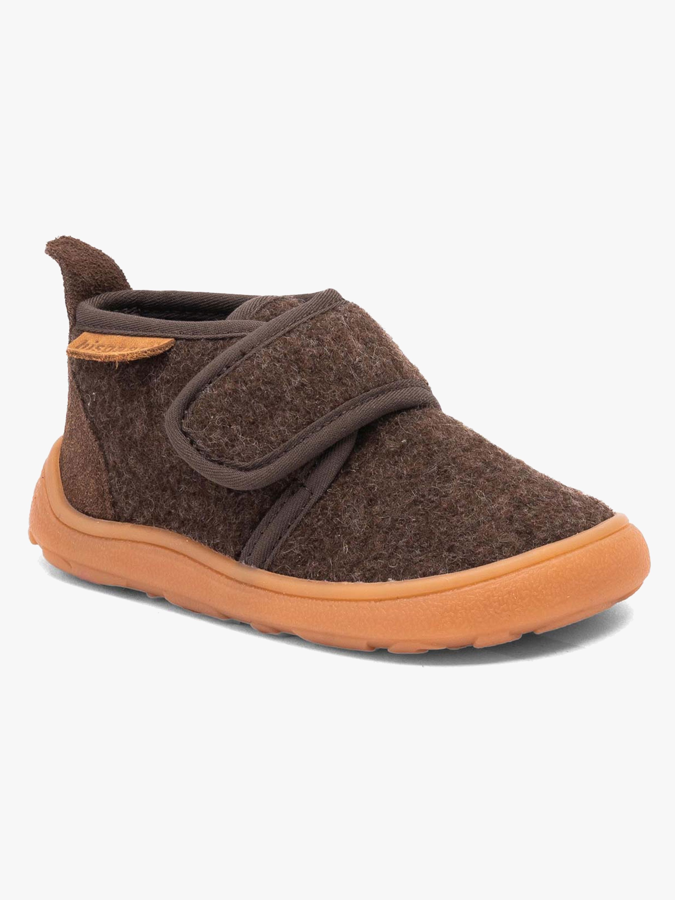 Basic Barefoot Wolle Hausschuhe, Braun, 26