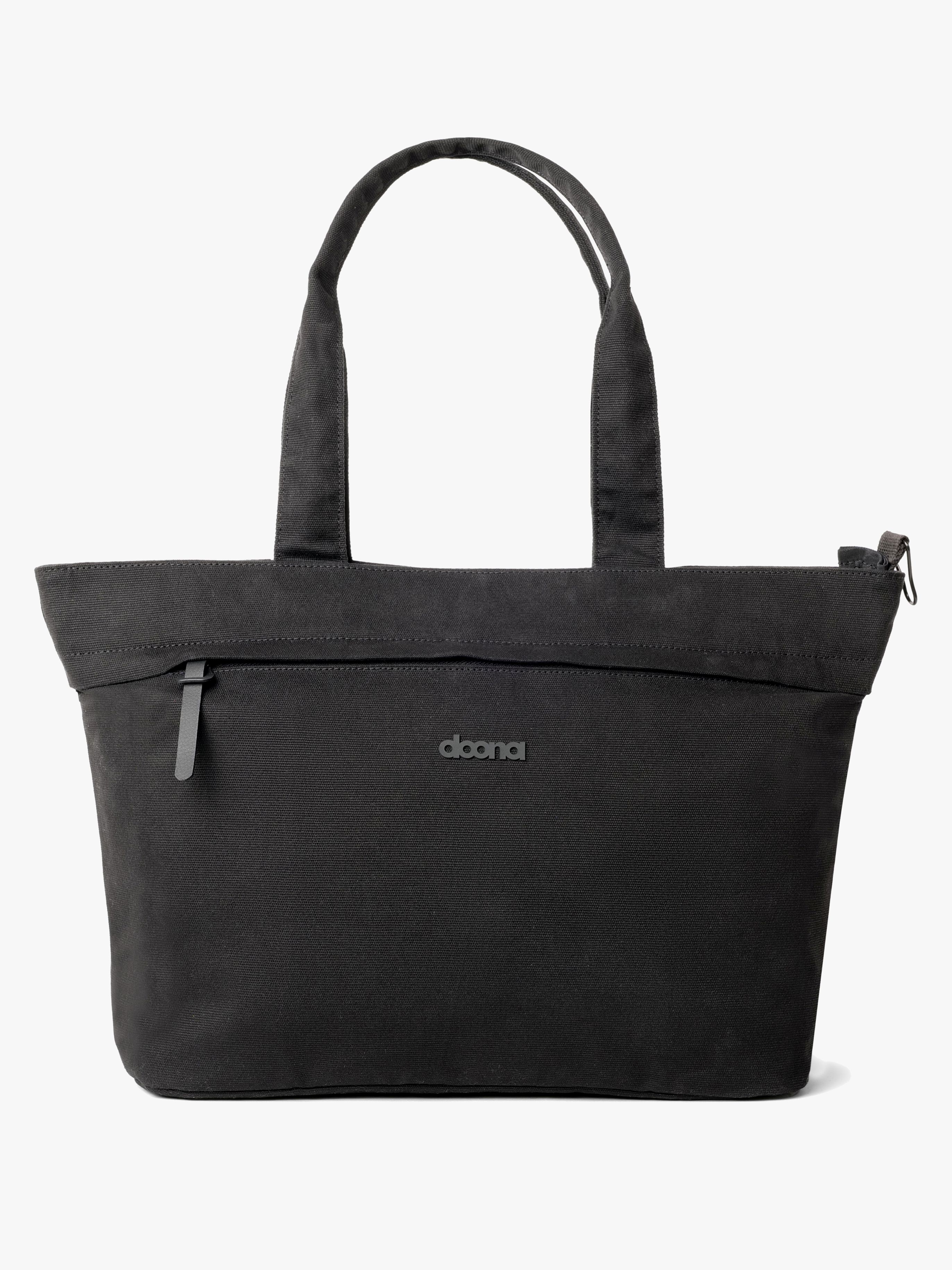 Tote Bag Wickeltasche, Schwarz