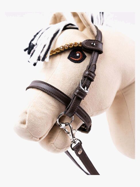 My Hobby Horse Zaumzeug mit Goldsteinen, Braun