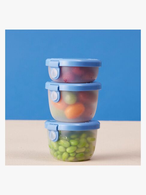 b.box Snackbox 3er-Pack, Ocean