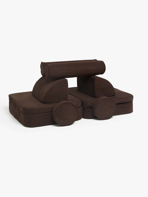 Alice & Fox BEN  Zusammenbaubares Sofa, Brown