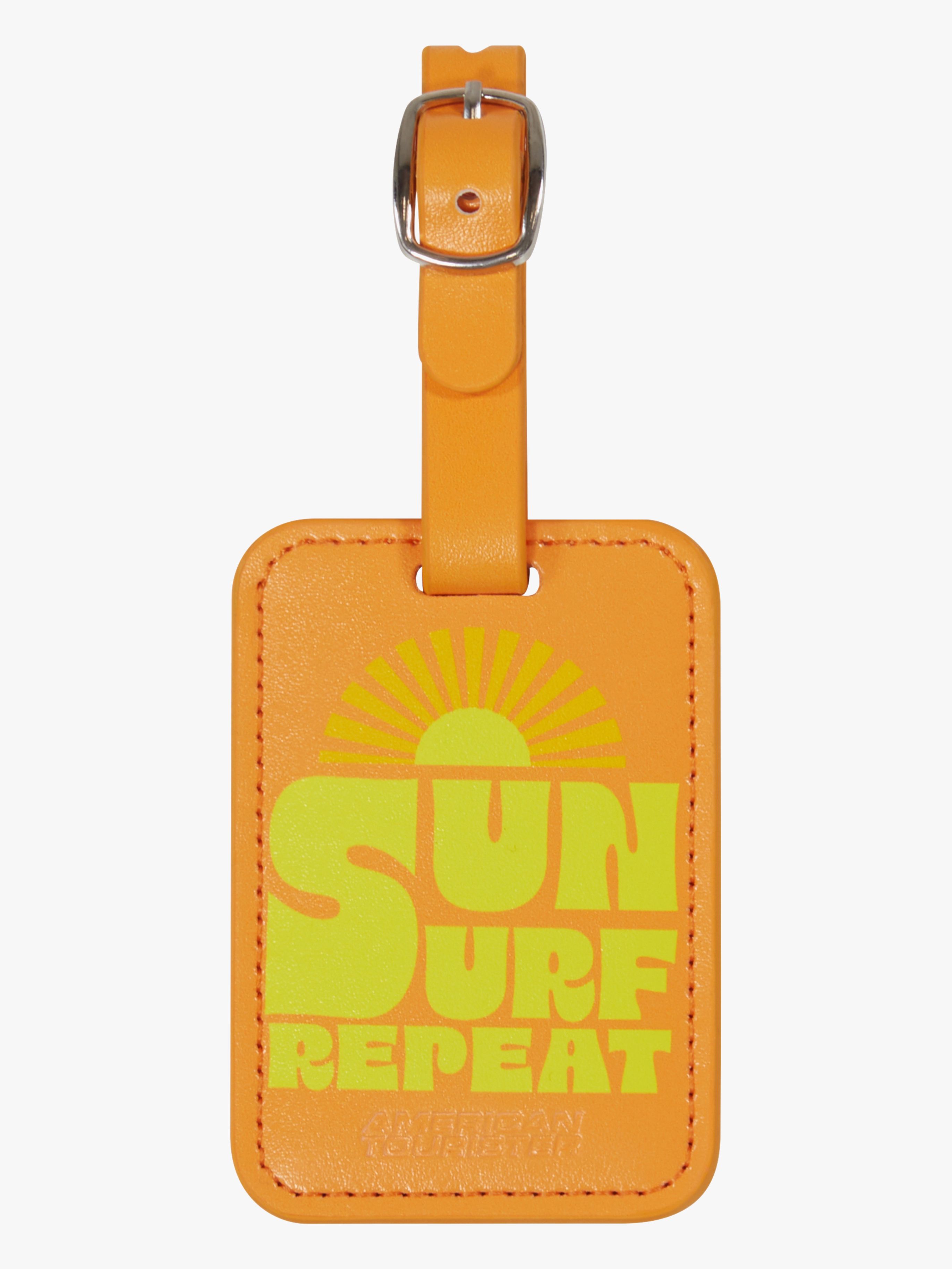 Graphic Tags Gepäckanhänger 2er-Pack, Sun Surf Repeat