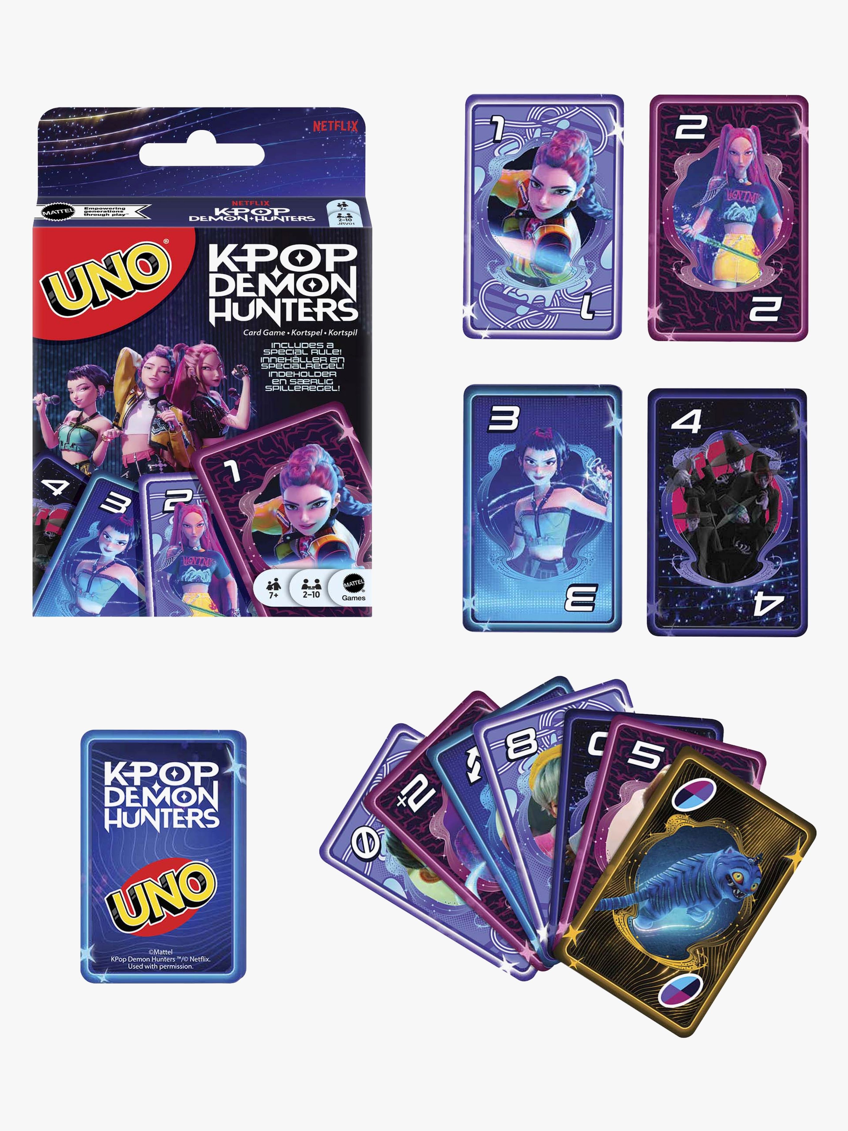 UNO K-Pop Demon Hunters Kartenspiel