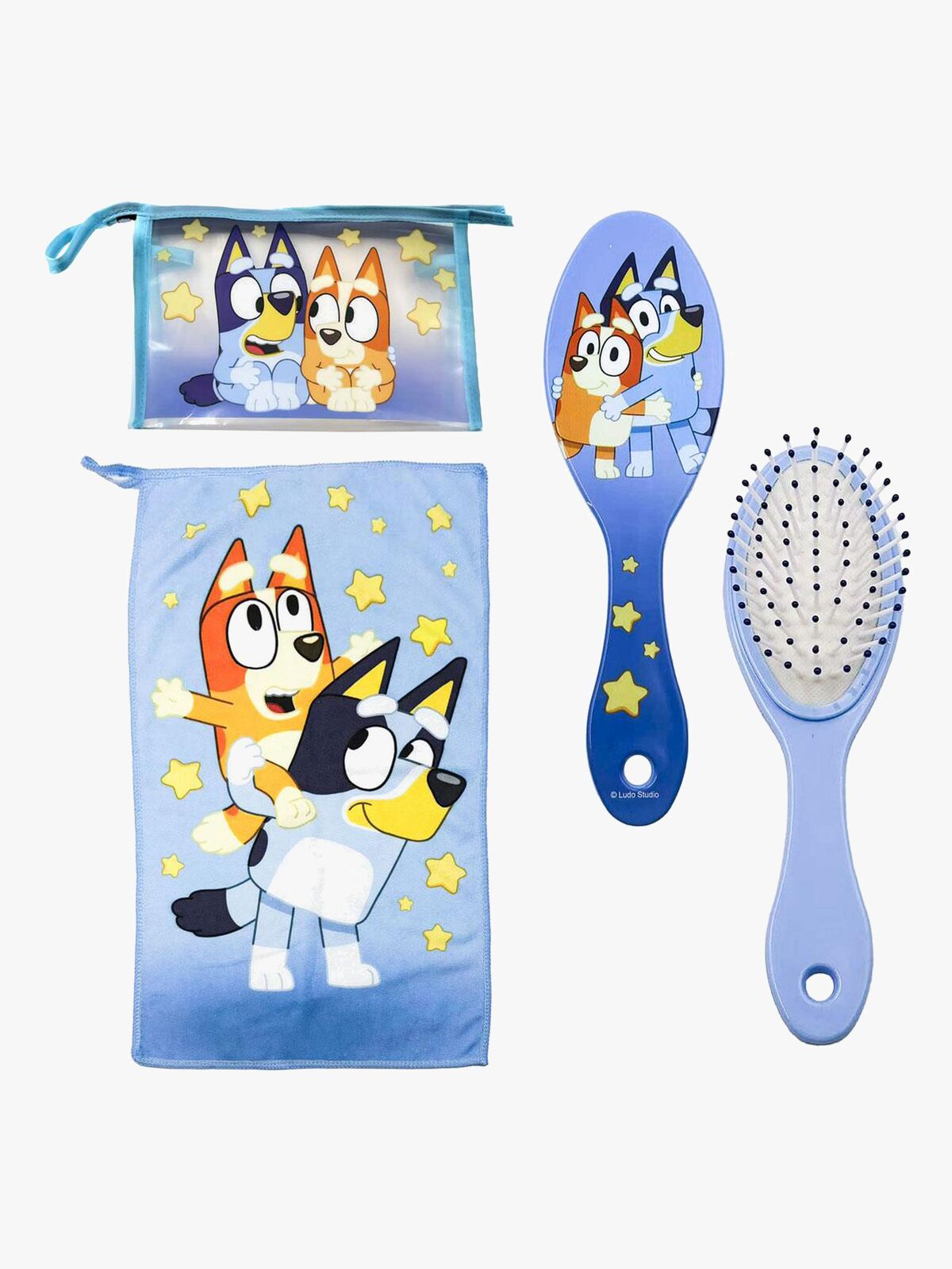 Bluey Kulturbeutel Bürste & Handtuch