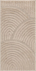 KMCarpets Doria Zen Teppich 80x150, Beige