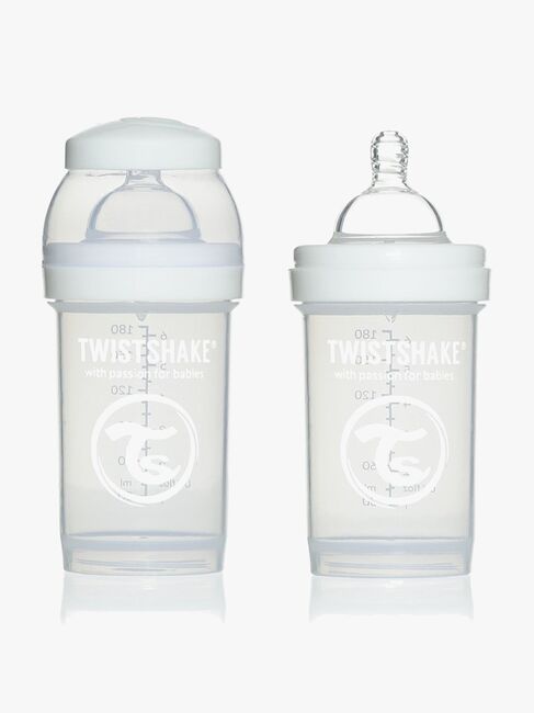 Twistshake Babyflasche Anti-Kolik 180ml, Weiß