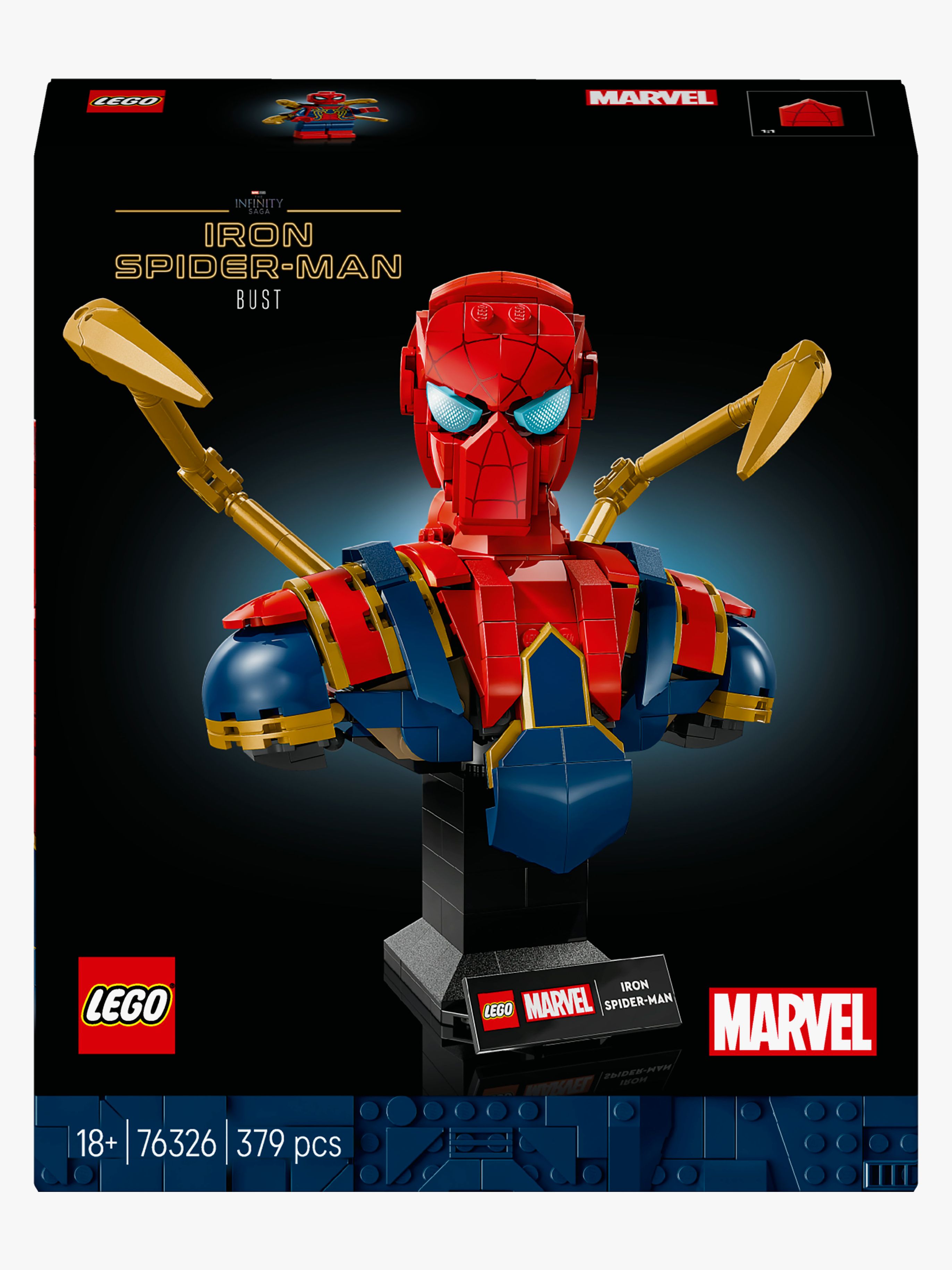 Super Heroes 76326 Iron Spider-Man Büste