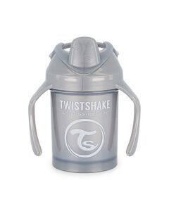 Twistshake Mini Cup Schnabeltasse 230 ml, Pearl Grey