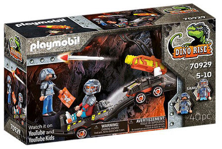 Playmobil 70929 Dino Rise Dino Mine Raketenkart