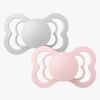 BIBS Supreme Schnuller 2er-Pack Silikon Gr. 2, Haze/Blossom